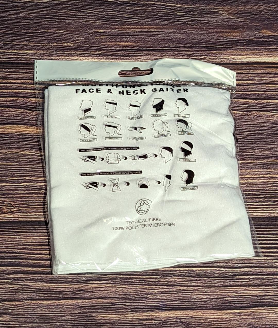 Mask/Gator biker half mask Sublimation, Multi Use (clearance)