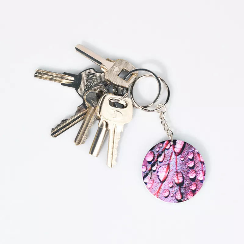 Keychain Polymer/Plastic  For Sublimation (Clearance)