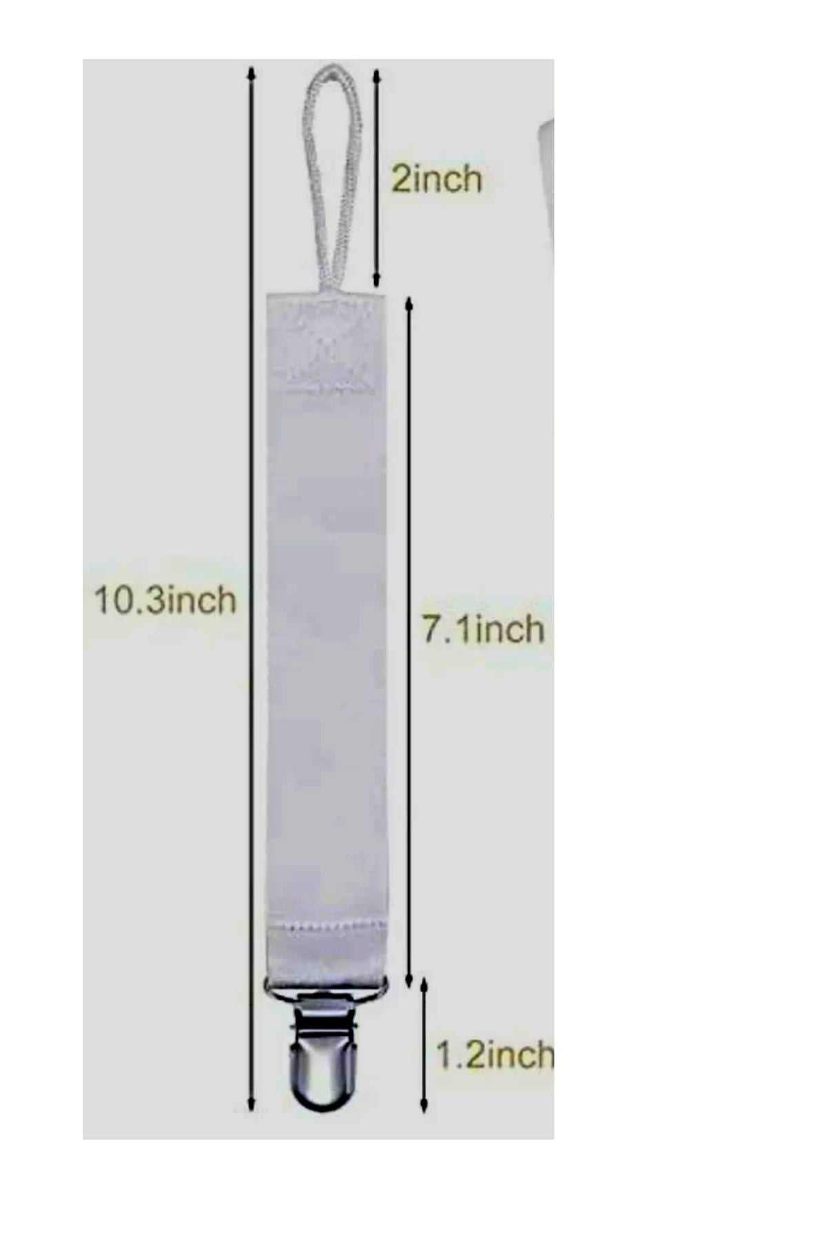 Baby Pacifier Holder Sublimation Pacifier Clip (clearance)