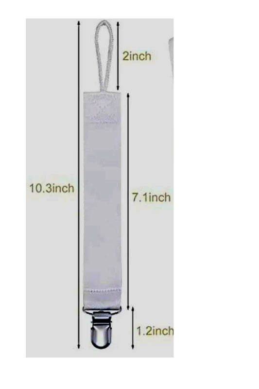 Baby Pacifier Holder Sublimation Pacifier Clip (clearance)