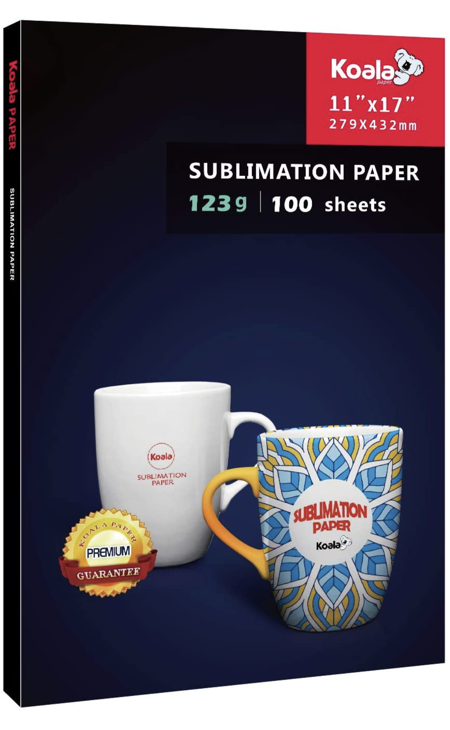 Paper Koala Brand Premium Sublimation paper 123 GSM "THICK" (3 sizes available)