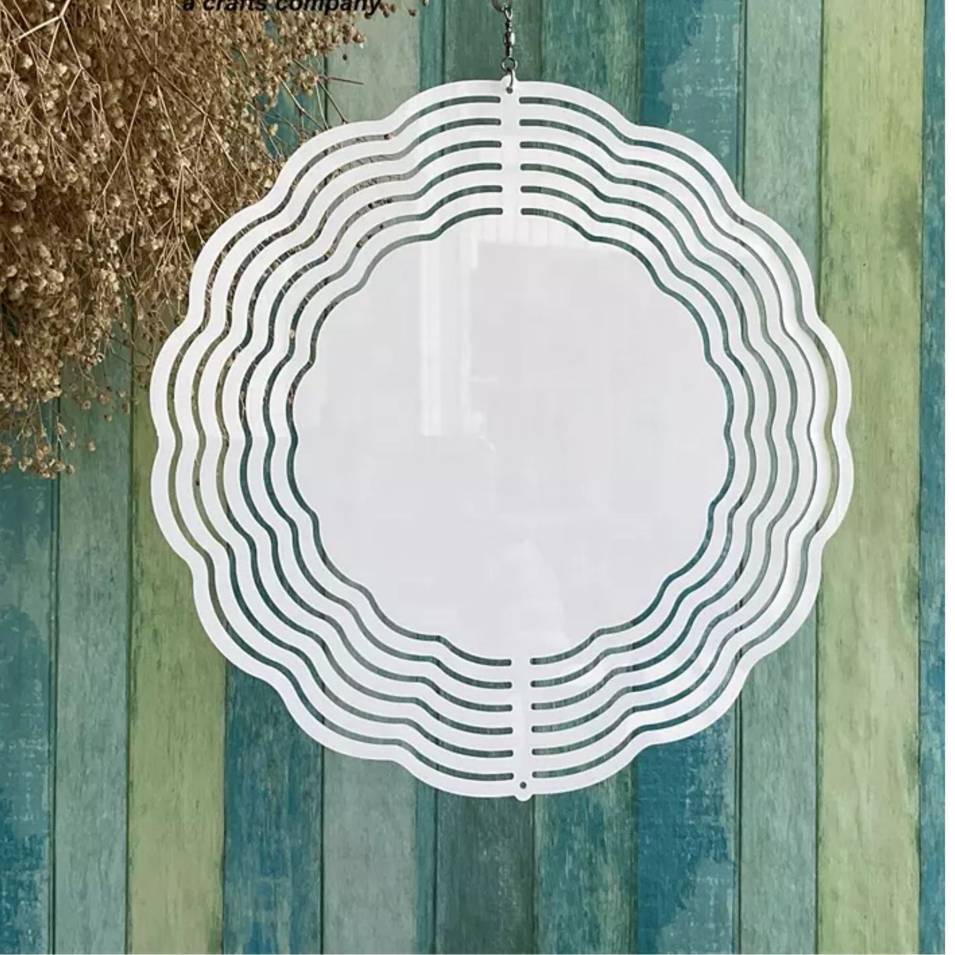 10'' Round Sublimation Metal Wind Spinner – The Blank Stockpile