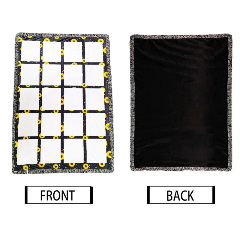 Blanket Sublimation 20 Panel (Sunflower Borders)(clearance)
