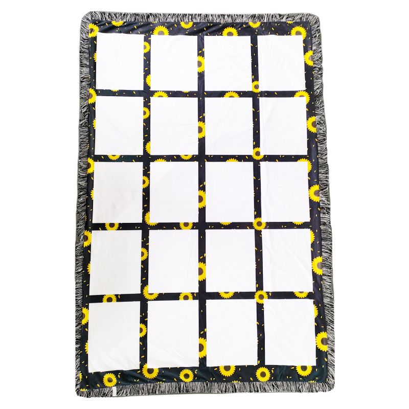 Blanket Sublimation 20 Panel (Sunflower Borders)(clearance)