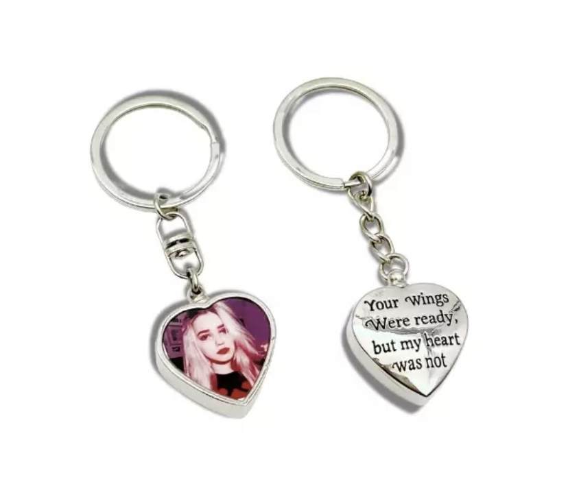 Necklace & Keychain Urn Sublimation Pendant & Necklace or Keychain